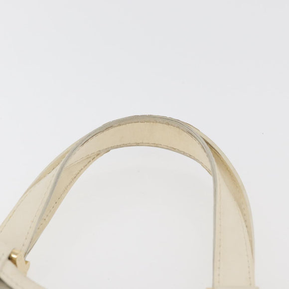 LOUIS VUITTON Epi Plage Mini lagoon Bay Hand Bag White M92263 LV Auth ka3546