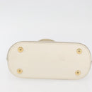 LOUIS VUITTON Epi Plage Mini lagoon Bay Hand Bag White M92263 LV Auth ka3546-5