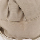 FENDI Shoulder Bag Canvas Leather Beige Gold Auth ka3548-9