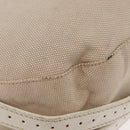 FENDI Shoulder Bag Canvas Leather Beige Gold Auth ka3548-15