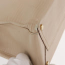 Salvatore Ferragamo Shoulder Bag Leather Beige Gold Auth ka355-15