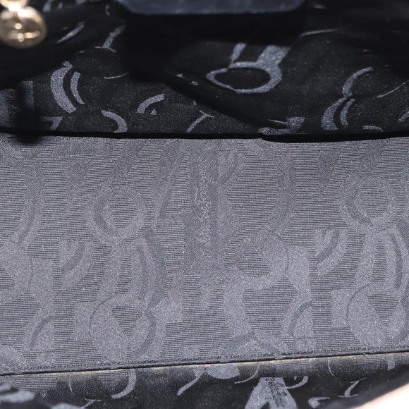 Salvatore Ferragamo Shoulder Bag Leather Beige Gold Auth ka355