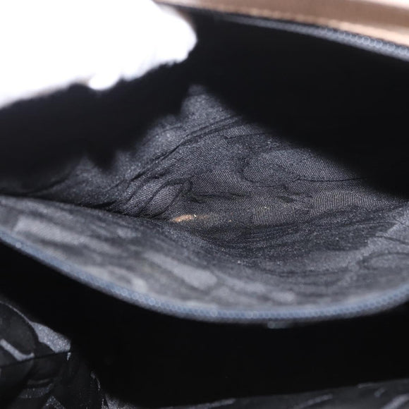 Salvatore Ferragamo Shoulder Bag Leather Beige Gold Auth ka355