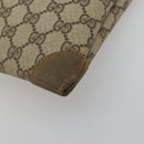 GUCCI GG Supreme Web Sherry Line Tote Bag PVC Beige Red 02 37 1300 Auth ka3550-9
