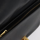 CELINE Trapeze Hand Bag Suede Leather 2way Pink Beige Auth ka3552A-21