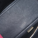 CELINE Trapeze Hand Bag Suede Leather 2way Pink Beige Auth ka3552A-11