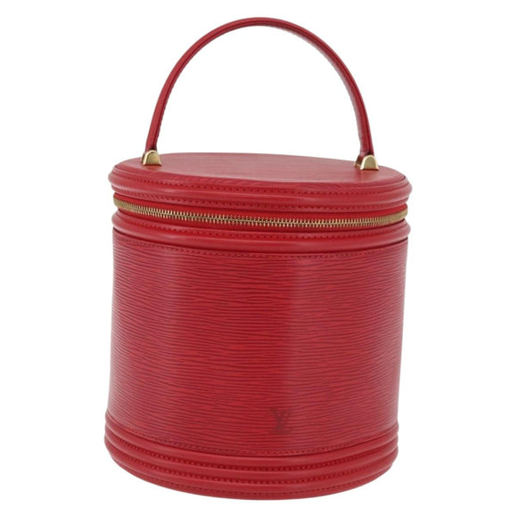 LOUIS VUITTON Epi Cannes Hand Bag Red M48037 LV Auth ka3555A