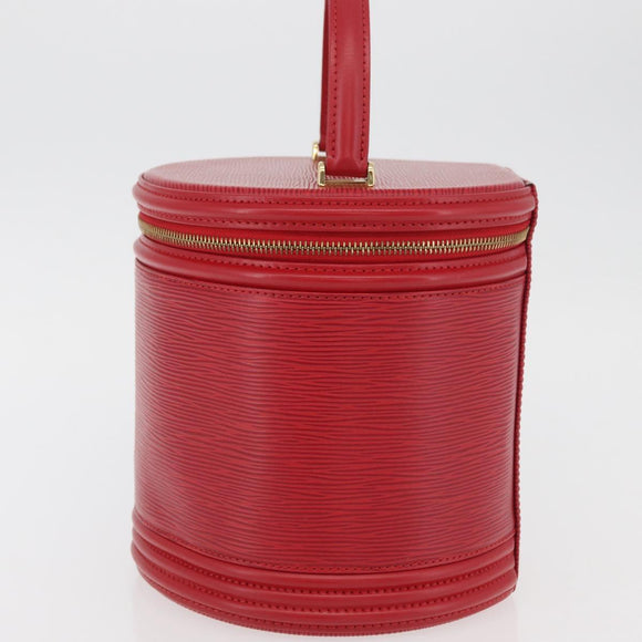 LOUIS VUITTON Epi Cannes Hand Bag Red M48037 LV Auth ka3555A