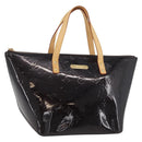 LOUIS VUITTON Monogram Vernis Bellevue GM Tote Bag Amarante M93589 Auth ka3556A-1