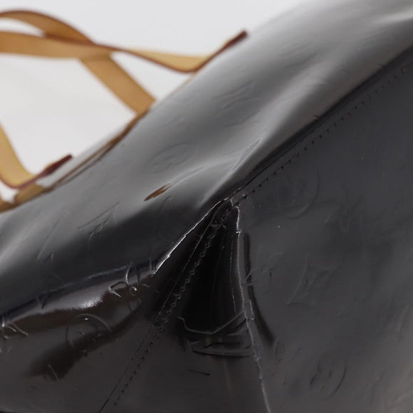 LOUIS VUITTON Monogram Vernis Bellevue GM Tragetasche Amarante M93589 Auth ka3556A