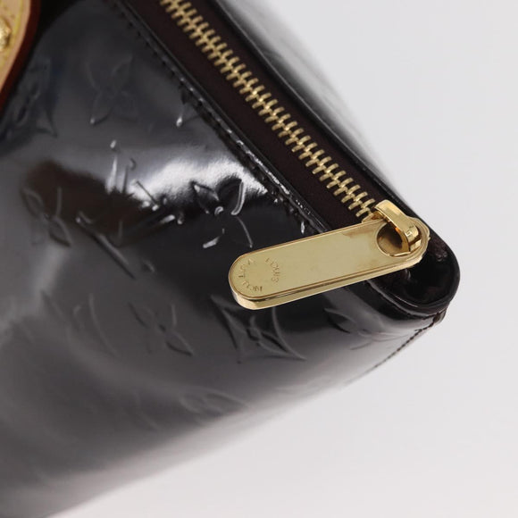 LOUIS VUITTON Monogram Vernis Bellevue GM Tote Bag Amarante M93589 Auth ka3556A