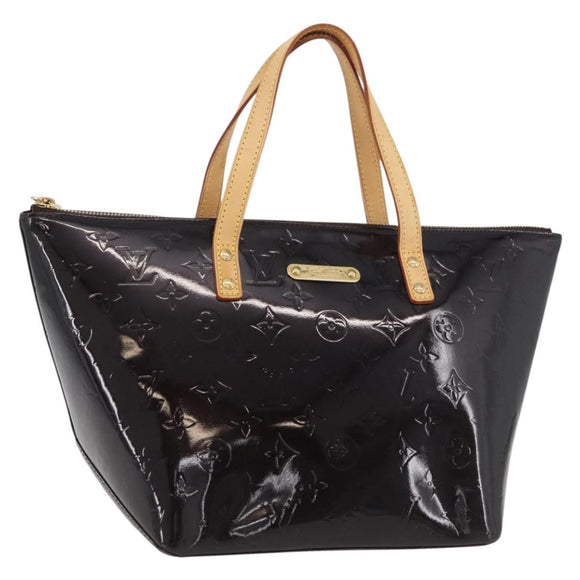 LOUIS VUITTON Monogram Vernis Bellevue GM Tragetasche Amarante M93589 Auth ka3556A