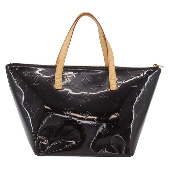 LOUIS VUITTON Monogram Vernis Bellevue GM Tote Bag Amarante M93589 Auth ka3556A