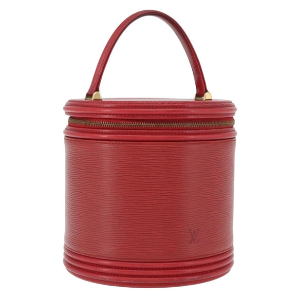 LOUIS VUITTON Epi Cannes Hand Bag Red M48037 LV Auth ka3557