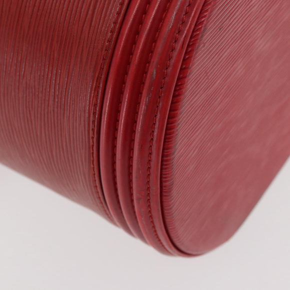 LOUIS VUITTON Epi Cannes Hand Bag Red M48037 LV Auth ka3557