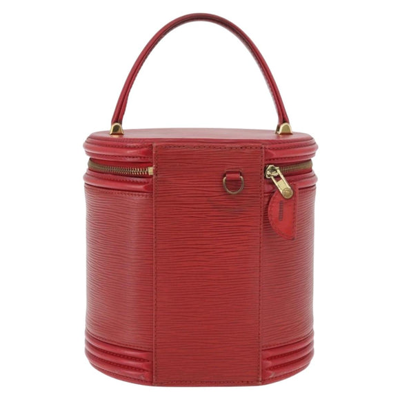 LOUIS VUITTON Epi Cannes Hand Bag Red M48037 LV Auth ka3557