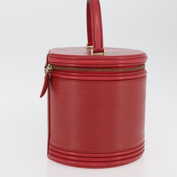 LOUIS VUITTON Epi Cannes Hand Bag Red M48037 LV Auth ka3557