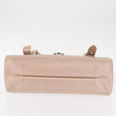 Salvatore Ferragamo Gancini Shoulder Bag Leather Pink Silver Auth ka356-6