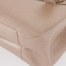 Salvatore Ferragamo Gancini Shoulder Bag Leather Pink Silver Auth ka356-15