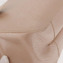 Salvatore Ferragamo Gancini Shoulder Bag Leather Pink Silver Auth ka356-16