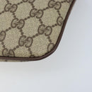 GUCCI GG Supreme Web Sherry Line Bag PVC Beige Gold 904 02 047 Auth ka3560-14