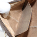GUCCI GG Supreme Web Sherry Line Bag PVC Beige Gold 904 02 047 Auth ka3560-11