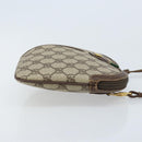 GUCCI GG Supreme Web Sherry Line Bag PVC Beige Gold 904 02 047 Auth ka3560-3