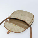 Christian Dior Honeycomb Canvas Shoulder Bag PVC Beige Gold Auth ka3563-11