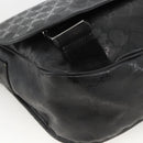 GUCCI GG Implementation Shoulder Bag PVC Black Silver 201732 Auth ka3564-11