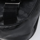 GUCCI GG Implementation Shoulder Bag PVC Black Silver 201732 Auth ka3564-15