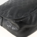 GUCCI GG Implementation Shoulder Bag PVC Black Silver 201732 Auth ka3564-13