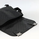 GUCCI GG Implementation Shoulder Bag PVC Black Silver 201732 Auth ka3564-15