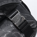 GUCCI GG Implementation Shoulder Bag PVC Black Silver 201732 Auth ka3564-11