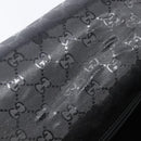 GUCCI GG Implementation Shoulder Bag PVC Black Silver 201732 Auth ka3564-21