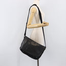 GUCCI GG Implementation Shoulder Bag PVC Black Silver 201732 Auth ka3564-28