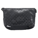 GUCCI GG Implementation Shoulder Bag PVC Black Silver 201732 Auth ka3564-13