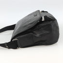 GUCCI GG Implementation Shoulder Bag PVC Black Silver 201732 Auth ka3564-4