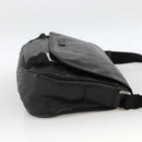 GUCCI GG Implementation Shoulder Bag PVC Black Silver 201732 Auth ka3564-5