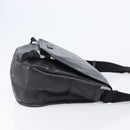 GUCCI GG Implementation Shoulder Bag PVC Black Silver 201732 Auth ka3564-4