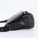 GUCCI GG Implementation Shoulder Bag PVC Black Silver 201732 Auth ka3564-6