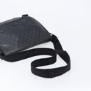 GUCCI GG Implementation Shoulder Bag PVC Black Silver 201732 Auth ka3564-8