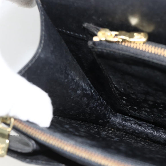 LOUIS VUITTON Epi Concorde Hand Bag Black M52132 LV Auth ka3570