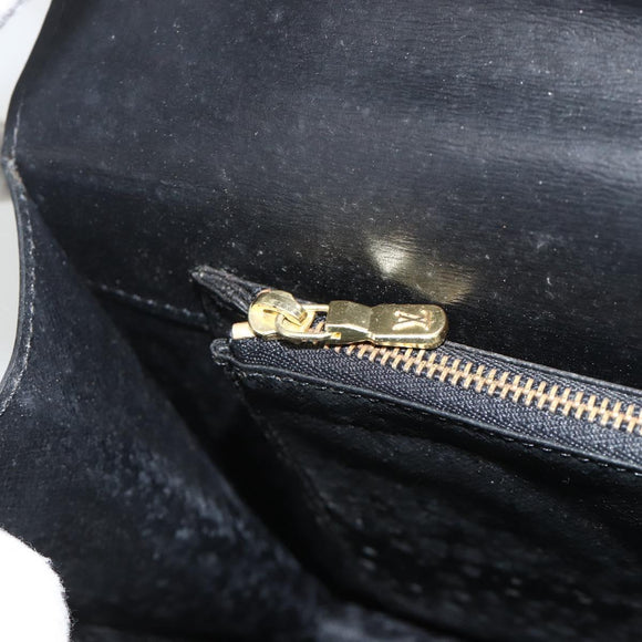LOUIS VUITTON Epi Concorde Hand Bag Black M52132 LV Auth ka3570