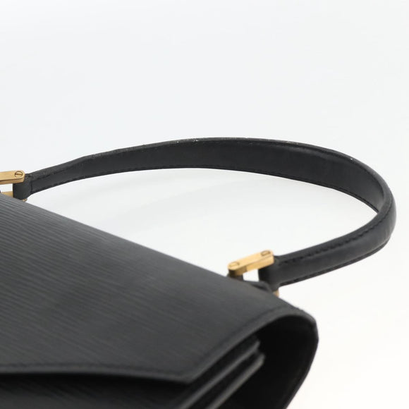 LOUIS VUITTON Epi Concorde Hand Bag Black M52132 LV Auth ka3570