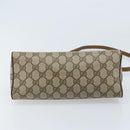 GUCCI GG Supreme Shoulder Bag PVC Beige Gold 89 01 021 Auth ka3575-5