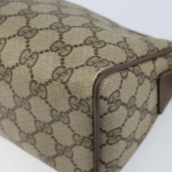 GUCCI GG Supreme Shoulder Bag PVC Beige Gold 89 01 021 Auth ka3575