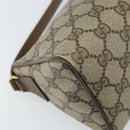 GUCCI GG Supreme Shoulder Bag PVC Beige Gold 89 01 021 Auth ka3575-17