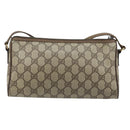 GUCCI GG Supreme Shoulder Bag PVC Beige Gold 89 01 021 Auth ka3575-2