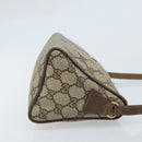 GUCCI GG Supreme Shoulder Bag PVC Beige Gold 89 01 021 Auth ka3575-3