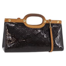 LOUIS VUITTON Monogram Vernis Roxbury Drive Hand Bag Amarante M91995 Auth ka3576-1